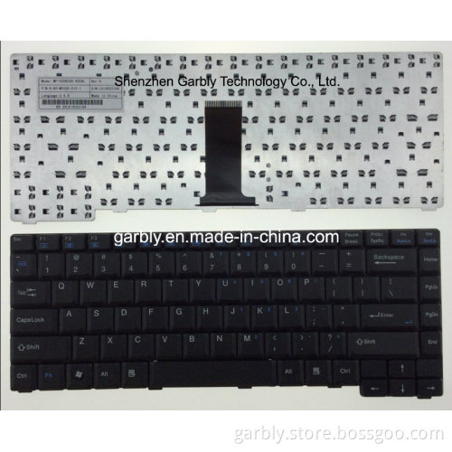 Us Laptop Keyboard for Clevo (M54, M55, M66, M540, M550, M74, M660)